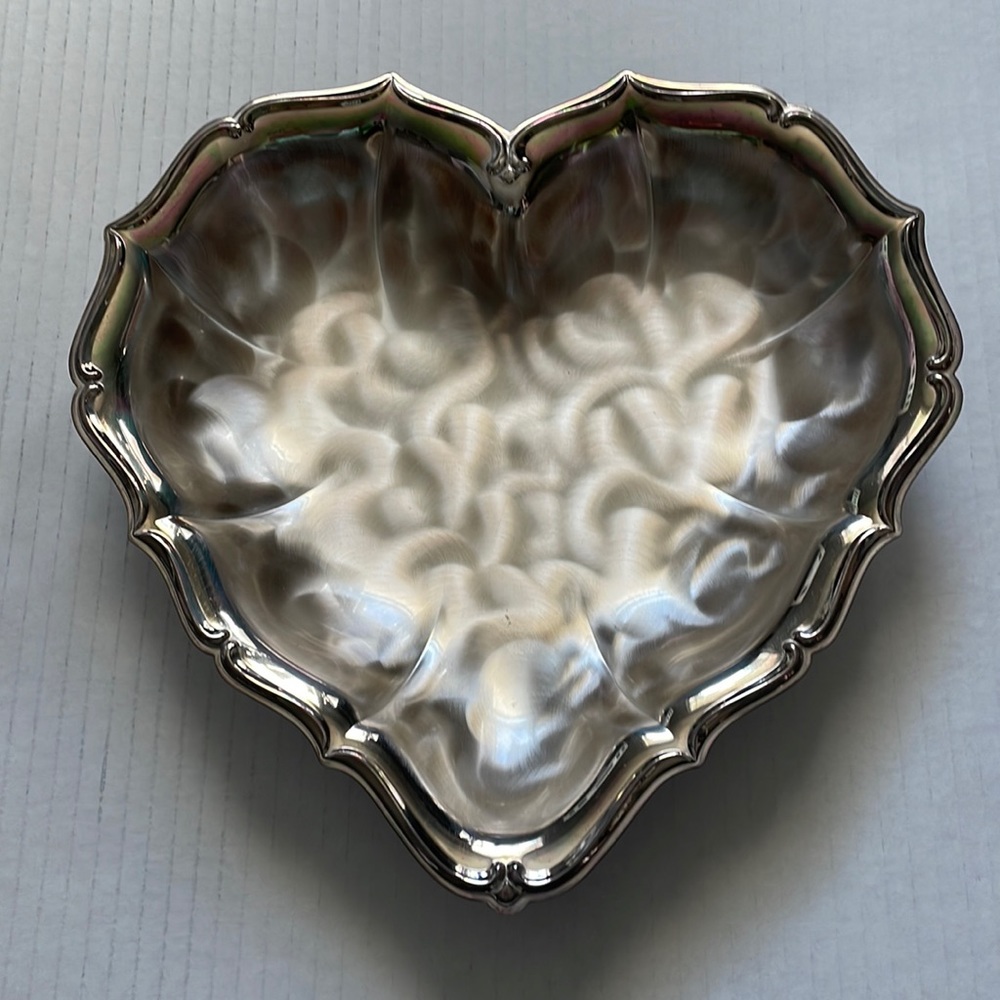 Heart shaped candy dish, serving dish